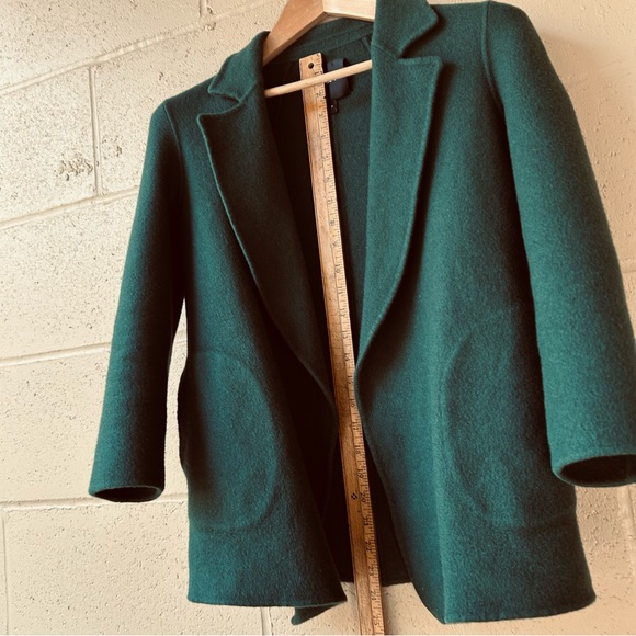 Theory Open Front Double Face Cashmere Wool Blend Jacket Coat - Picture 14 of 16